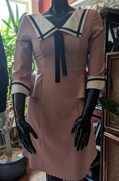 Banned Apparel Dusty Pink Sailor dress - Picture 2 of 13